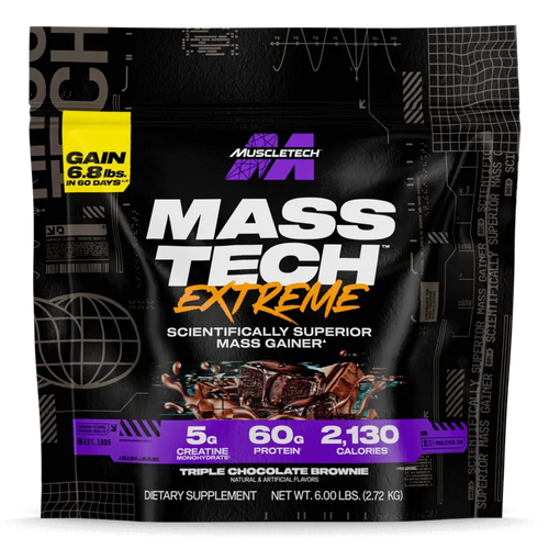 MuscleTech Masstech Extreme 2000 Gainer 6 LBS Triple Chocolate Brownie – Price in Pakistan